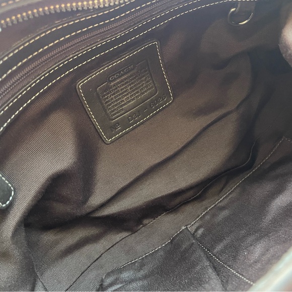 SOLD Y2k Coach Brown Signature Hobo Bag - Picture 6 of 6